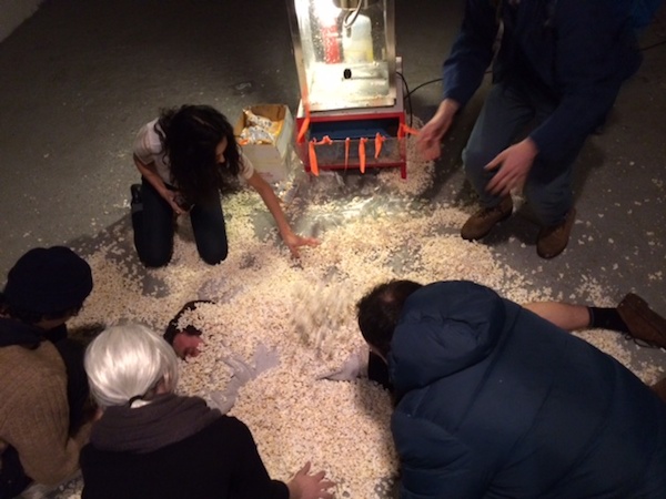 Popcorn Installation at Tank/Bodega