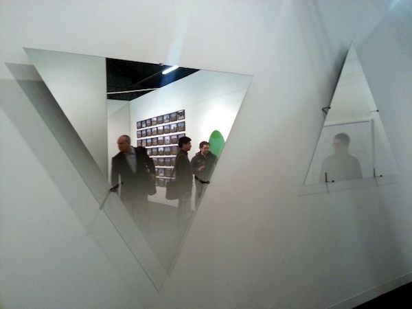 Olafur Eliasson, Hesitant movement sky and Hesitant movement up, both 2013 at Gallery Reykjavik
