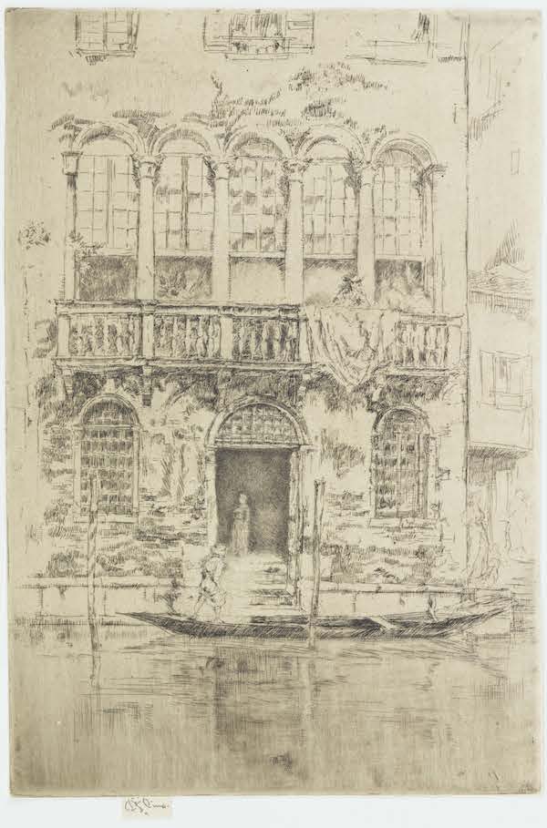 The Balcony, 1879-80, etching and drypoint on paper. Courtesy of the Freer Gallery of Art.