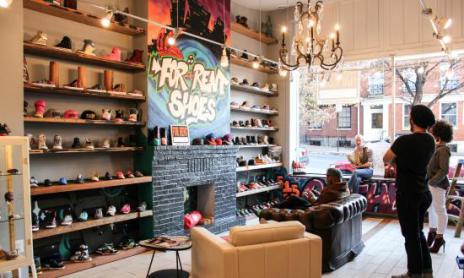For Rent Shoes store interior