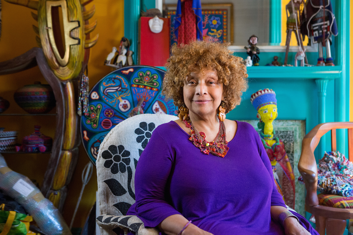 Artist Joyce J. Scott at her home in Baltimore, Maryland, Monday, September 12, 2016. (Credit: John D. and Catherine T. MacArthur Foundation)