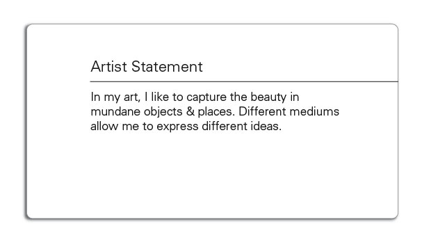 The Artist Statement Why They Mostly Suck Bmoreart