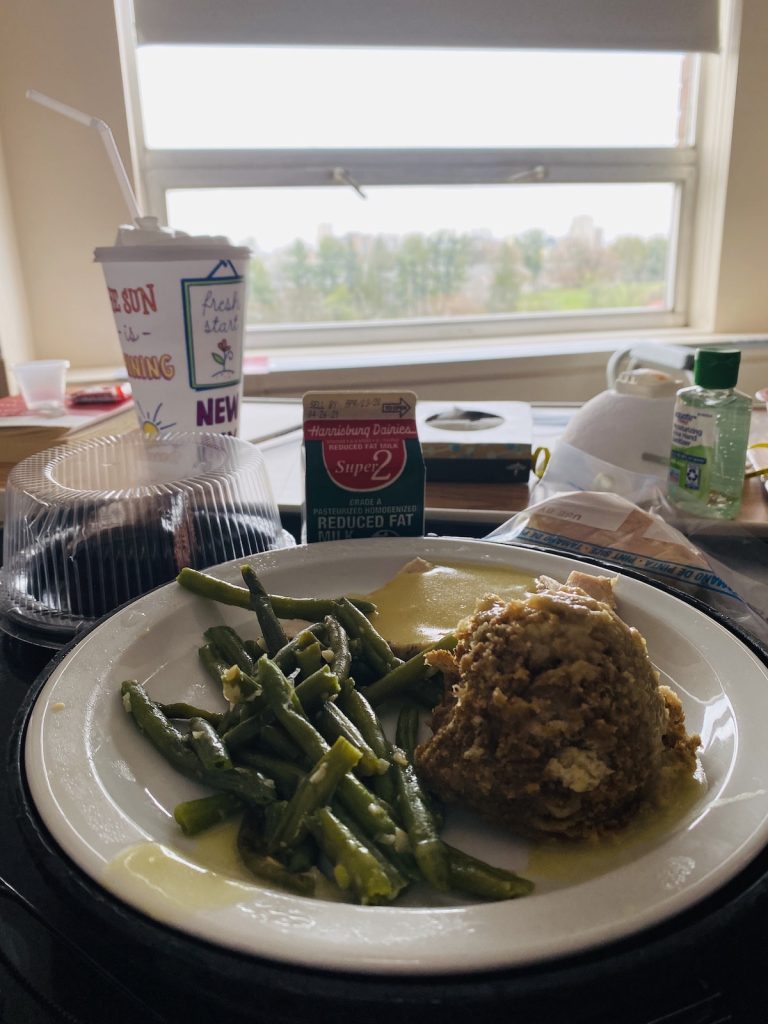 Hospital food is not great. This is not shocking to anyone.