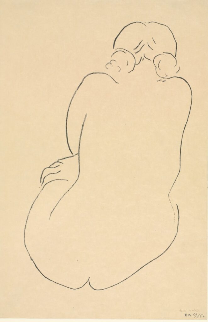 Henri Matisse, "Seated Nude, Viewed from Behind," 1913, Baltimore Museum of Art: The Cone Collection